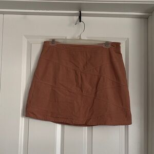 Altar'd State Tan Mini Skirt